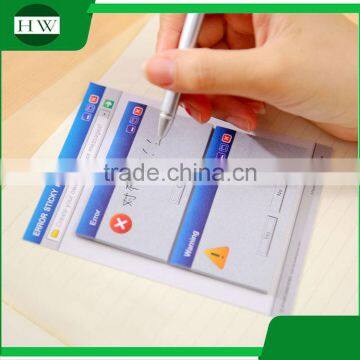 promotional wholesale office stationery mini portable system prompt sticky note