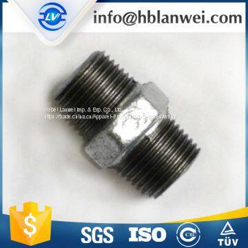 INQO brand galvanized nipple M.I. pipe fittings