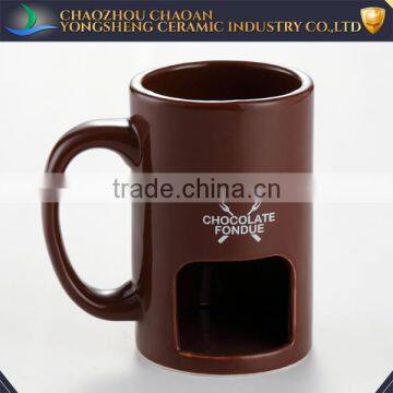 Wholesale round ceramic incense burners mug with funny words