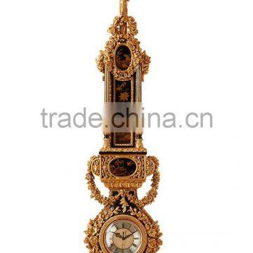 Fancy Art Painting Wall Clock For Home Decoration, Retro Classic Wooden Hanging Wall Clock photo-2