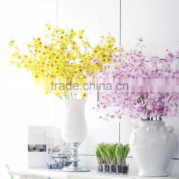 Lifelike artificial dancing lady orchid flowers decorative artificial orchid