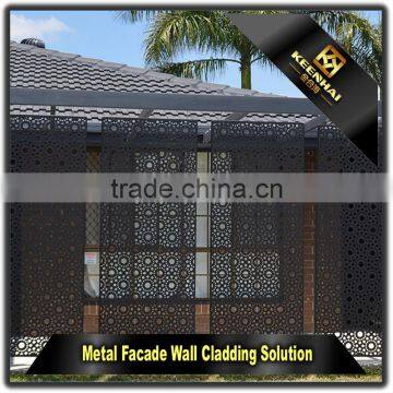 304 Stainless Steel Decorative Exterior Wall Perporated Metal Screen