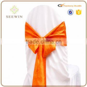 Colorful Tafetta Fabric Chair Sash for Chair Decoration photo-5