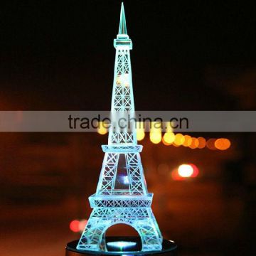 3D crystal decoration pieces crystal eiffel tower