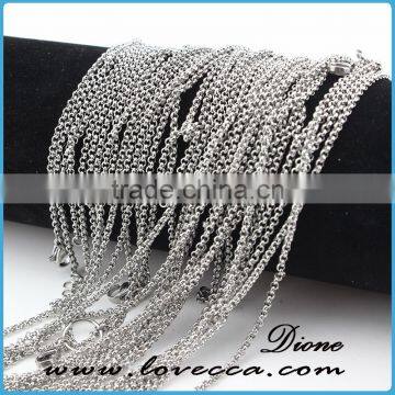 Wholesale 316L stainless steel chains for jewelry,silver chain for bracelets,good quality chain for necklace