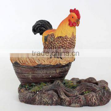 Resin Souvenir With Hens and Roosters photo-2