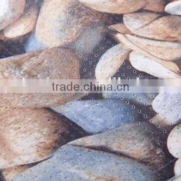 Rectangular PVC Anti-slip Bath Mat Covered With Color Printing Cloth/bathroom Mat photo-2