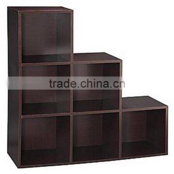 6 Cubes Wooden Shoe Storage Cabinet, White Color Cabinet photo-3