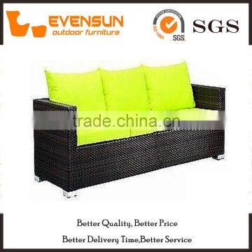 Classic Two-Three Seat Cube Rattan Sofa photo-2