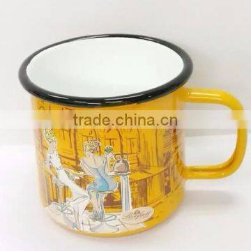 2017 Hot Sale Item Printed Enamel Mugs for Souvenir Gift photo-2