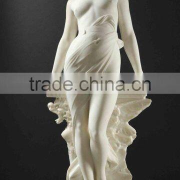 home decor life size nude girl stone carving marble statues price