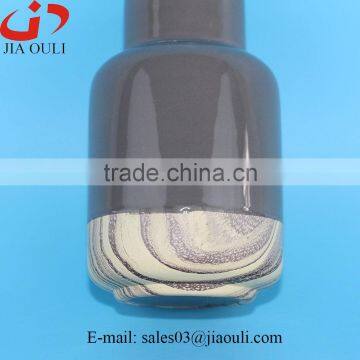 BSCI Audit Factory Price NEW Design Wood Grain Modern Ceramic Vase photo-5