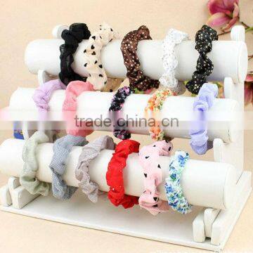 White PU Bracelet Holder Display