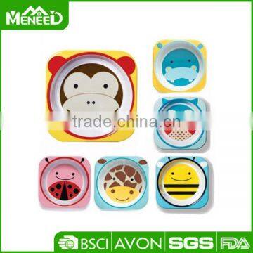New item personalized party used safy guaranteed animal shaped melamine kid 's bowl