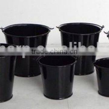 8 Sizes Buckets (Black red and white),MSO-118