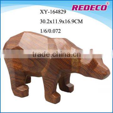 Wholesale Resin Water Transfer Printing Bear Figurines