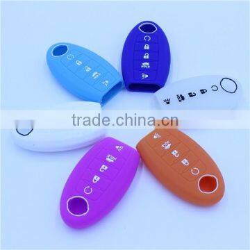 5 buttons remote key cover Silicone key bag,Car Key case wallet holder