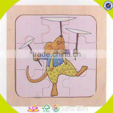 wholesale educational kids wooden 3d puzzle toy fashion children wooden 3d puzzle toy W14C184