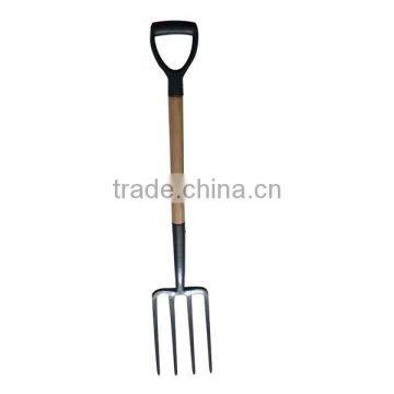 One Piece Forging Fork With Wood Handle