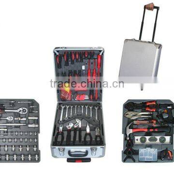 kraft swiss 186pcs tools in sliver aluminium case