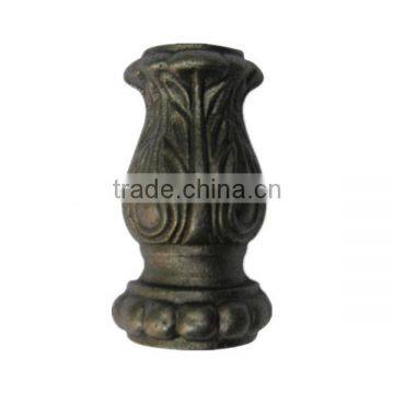 Ornament Cast Iron Fence&gates Collars and Bushes,round Base photo-3