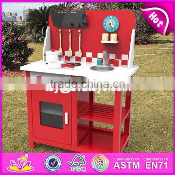 New Design Children Play Kitchen Set Boys Wooden Pretend Kitchen Set W10C291 photo-2