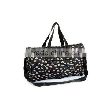 Fashion New Design Folding Tote Shoulder Shopping Travel Bags Foldable Portable Duffle Bags photo-3