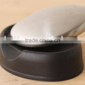 Manufacturer Eco-friendly Metal Stainless Steel Soap Bar With Plastic Holder photo-4