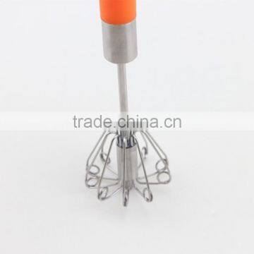 New Easy Kitchen Handle Push Whisk Versatile Egg Beater photo-6
