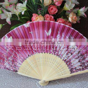 Chinese Style Silk Hand Folding Fan photo-2