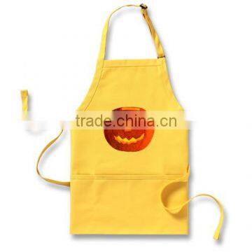 promotional spun polyester kitchen aprons with printed logo