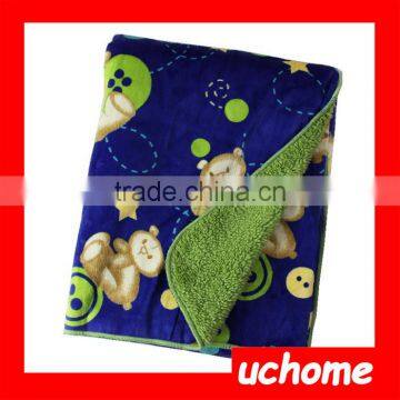 UCHOME China Manufacturer, Double Layer Muslin Swaddle Blanket, Super Soft Textile Plush Baby Blanket Wholesales. photo-3
