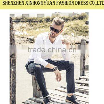Latest Design High Quality Autumn Plain T-Shirt for Man