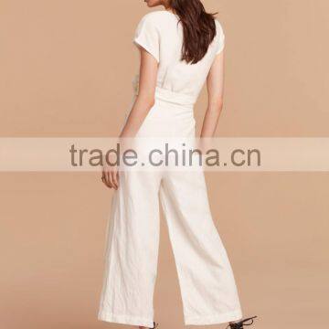 Women Jumpsuit Manufactuer Hot Sale Women Sexy Design Self-tie Straps Jumpsuits photo-4