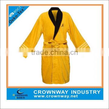 Cotton Kimono Waffle Weave Bath Robe/Robe Loung with Custom Logo