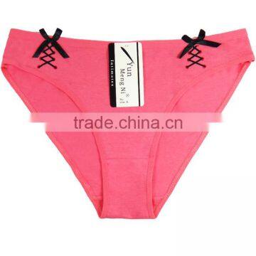 Sexy Girls Preteen Underwear Breathable Cotton Panties For Women Factory Lingerie photo-3