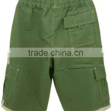 Three Pocket Simple Men Casual Board Shorts With Rope photo-2