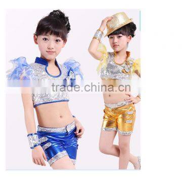 Jazz dance private dance costumes sequins children's dance