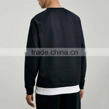Mens Cheap Cut and Sew Mesh Sweatshirts Mens photo-2