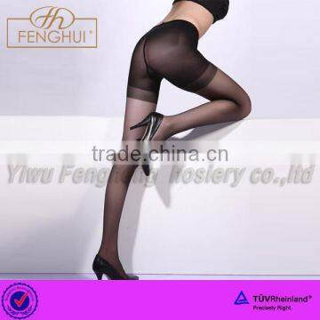 reinforced heel and toe fashion tube women pantyhose