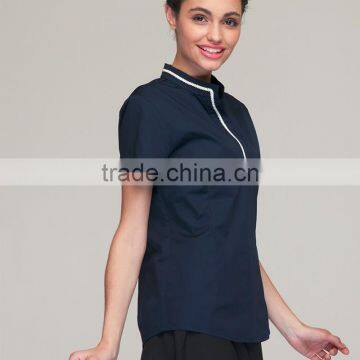 Wholesale Restaurant Hotel Uniform Women Female Waitress Pullover Blouse photo-5