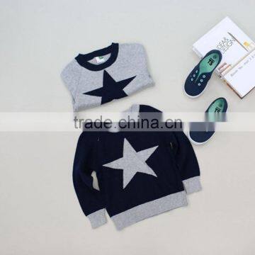 2-7 Years Kids Bohemia Style Sweater, Color Rendering Sweater, Boutique Children's Cotton Sweater photo-2