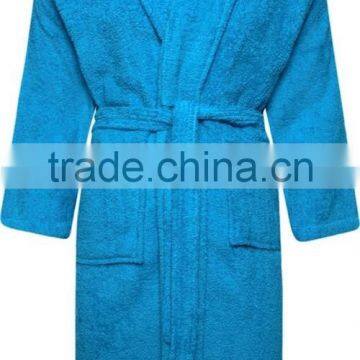 Top quality custom design soft 100 cotton bathrobe wholesale