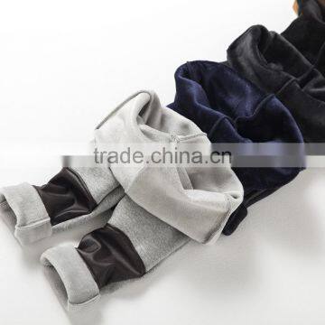 S15244A 2017 Children Pants Solid Color Kids Leggings photo-3