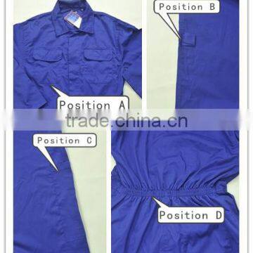 Sunnytex 2015 european standard coverall boiler suit overall workwear with 9 pockets