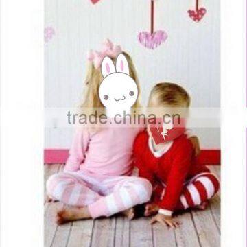 Christmas Fall 2015 Winter Ruffle Set Baby Kids Sleeping Clothing Set Giggle Moon Remake Persnickety Sets Stripe Pajamas Outfits photo-6
