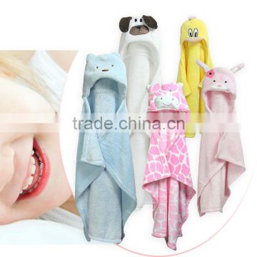 OEM or Stocked newborn animal model towel, Baby bath towel/