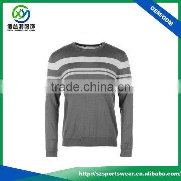 Hot Sale Warm Design Golf Knitwear , Cotton with Acrylic Men O-Neck Sweater