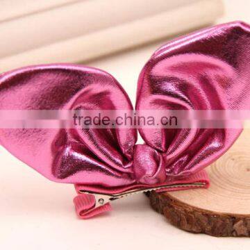 Shining Fabric Cute Rabbit Kids Hair Clips