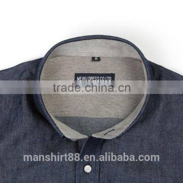 Business Shirts Denim Button Down New Design Men Dress Shirt photo-2